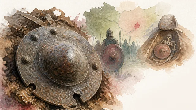 1,900-Year-Old Vandal Shield Unearthed in Polish Scrapyard