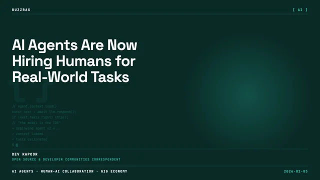 A verified account announces "AI Needs Your Body!" in large text with engagement metrics displayed below.