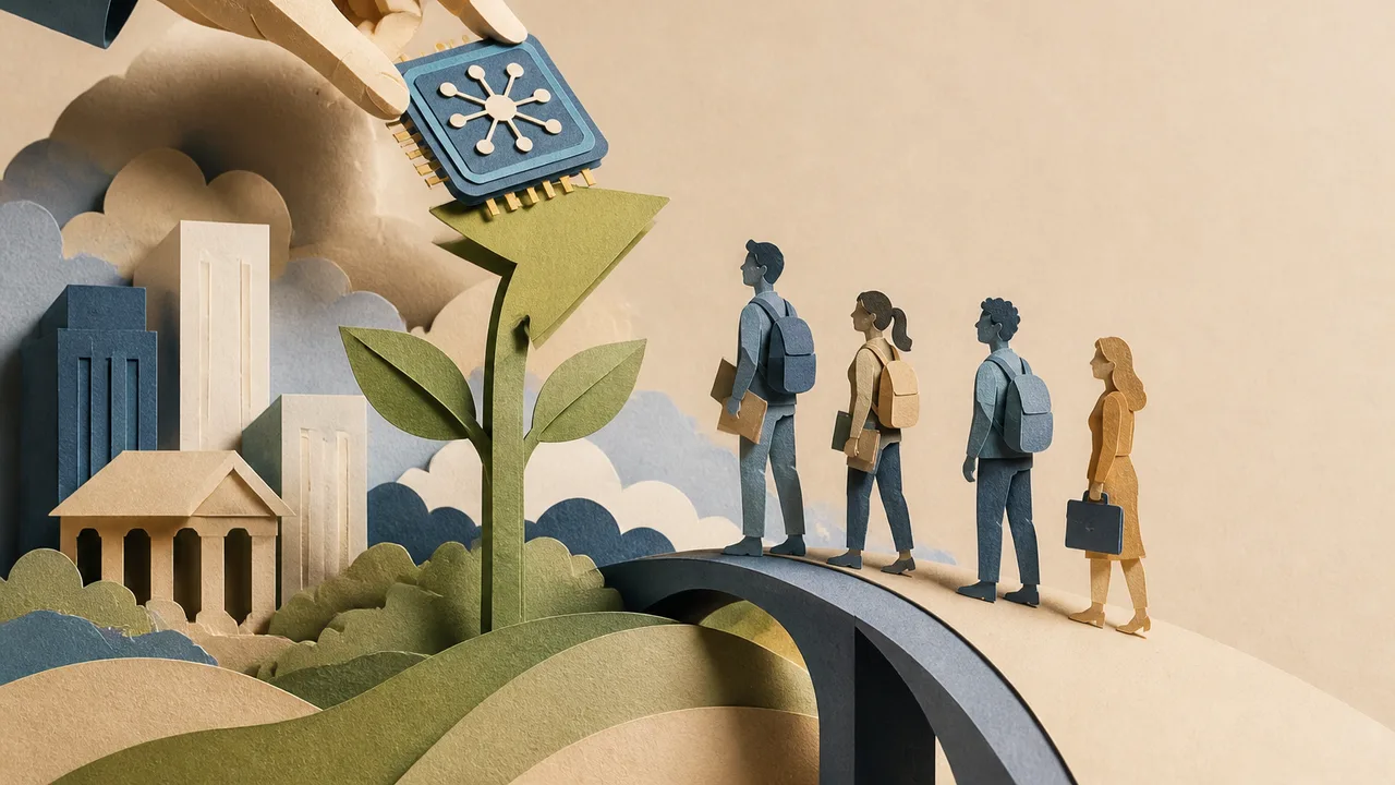 AI Investment Lifts Growth as Leaders Confront Job Risks
