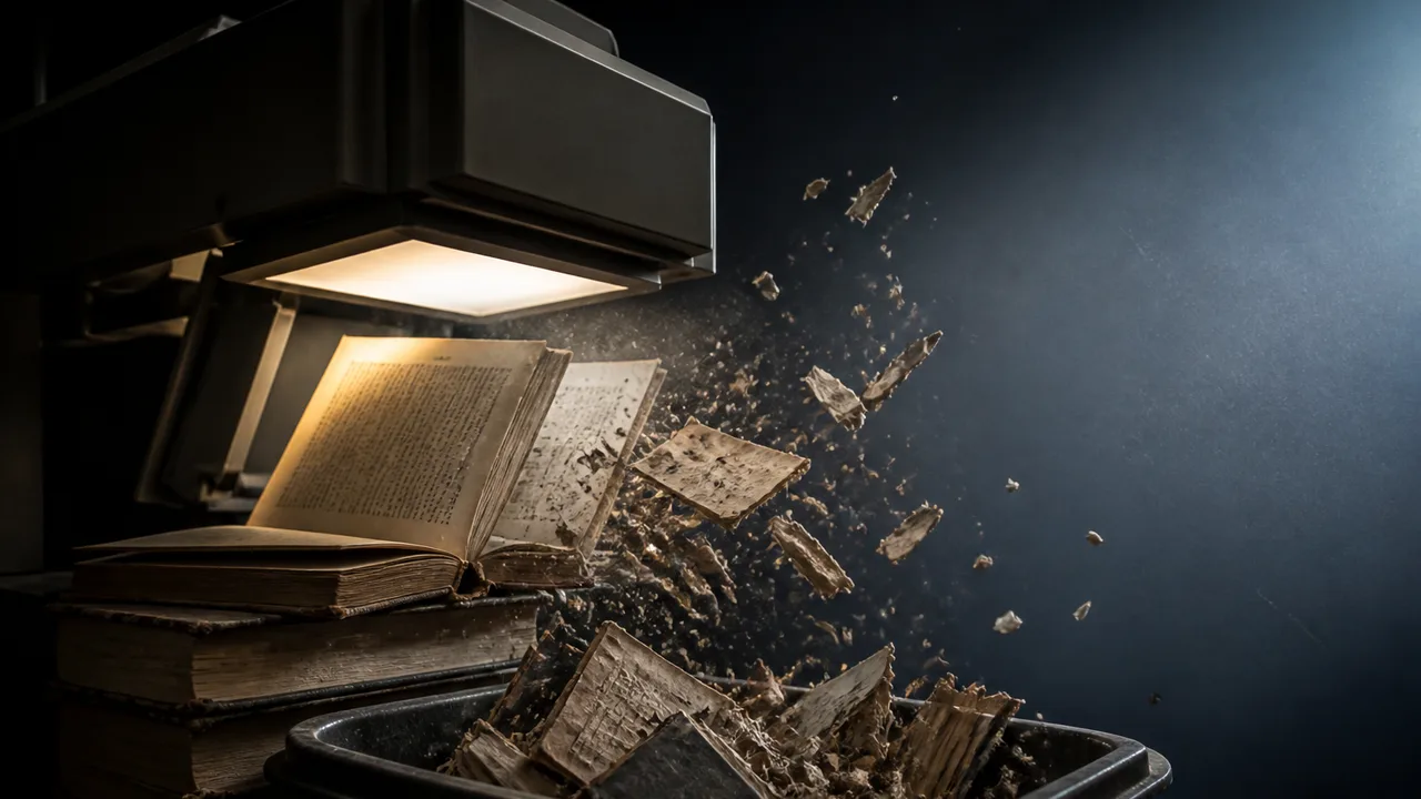 Amazon Is Destroying Rare Books to Train Its AI