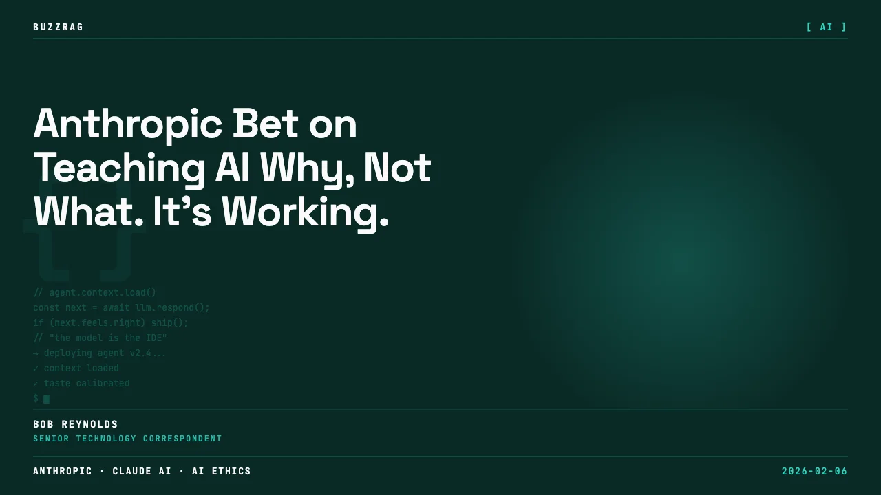 A bearded man wearing glasses and a light blue beanie points toward text reading "OPENAI JUST LOST THE ENTERPRISE MARKET"…