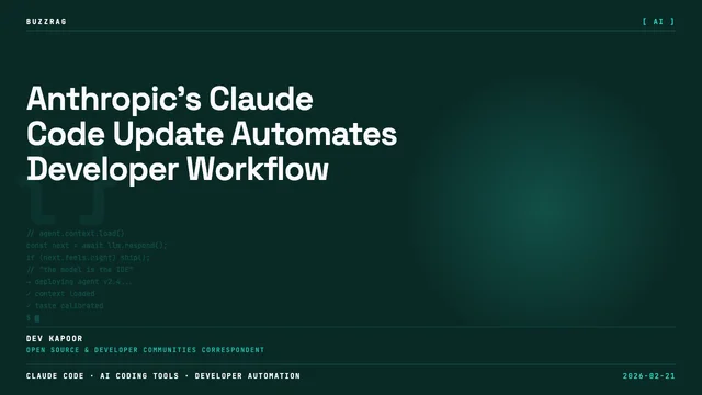 Bold orange and white text reading "CLAUDE DESKTOP" with a starburst icon, alongside mockups of a website interface and…