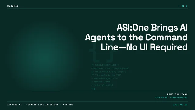 Split-screen comparison showing a graphical dashboard with a red X on the left versus terminal code window with a green…