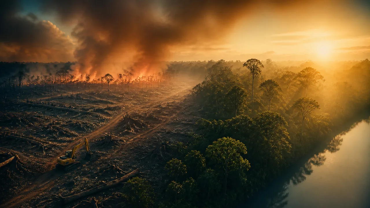 Brazil’s Amazon Deforestation Falls, but Fires Persist