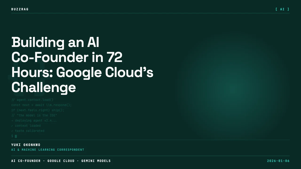 Google Cloud logo with blue text overlay reading "How to Build a GTM Agent with ADK" on a code editor background