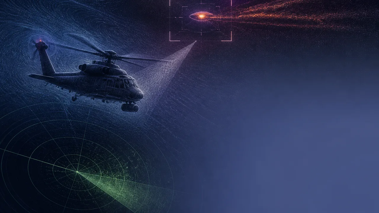 Thermal imaging crosshair targeting an object at 4500 ft altitude during pilot analysis of airborne phenomenon