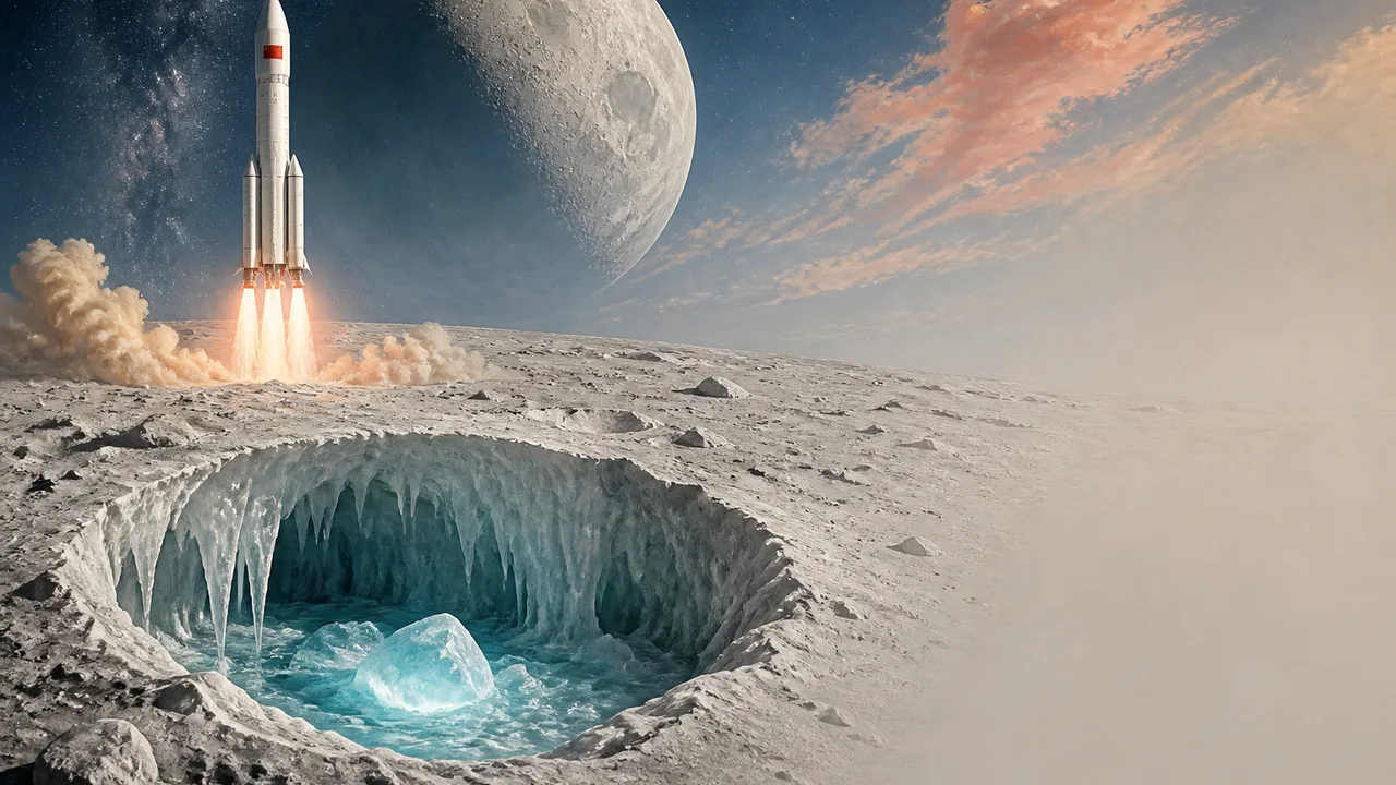Chang'e 7 Targets the Moon's South Pole for Water Ice