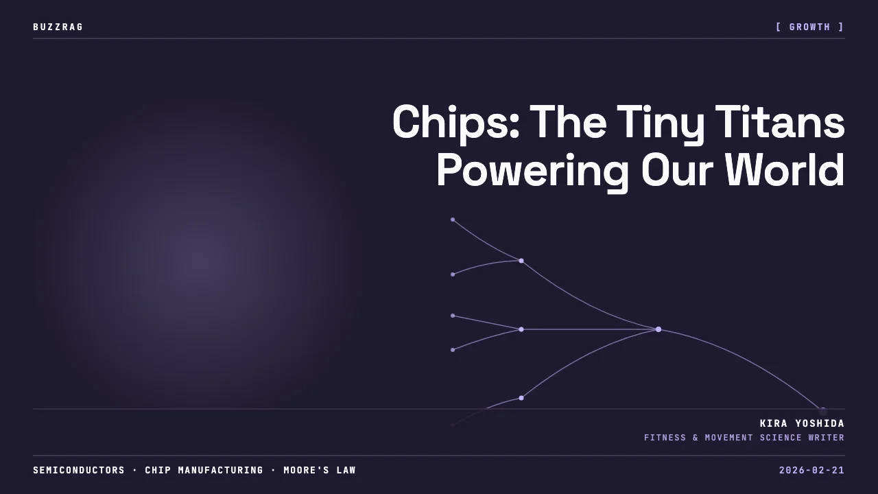 Bold yellow background with large black text reading "THE CHIP WAR" and a computer processor chip illustration in the…