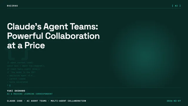 Bold yellow "AGENT TEAMS" text with "NEW" arrow pointing to three pixelated characters in red, blue, and green, connected…