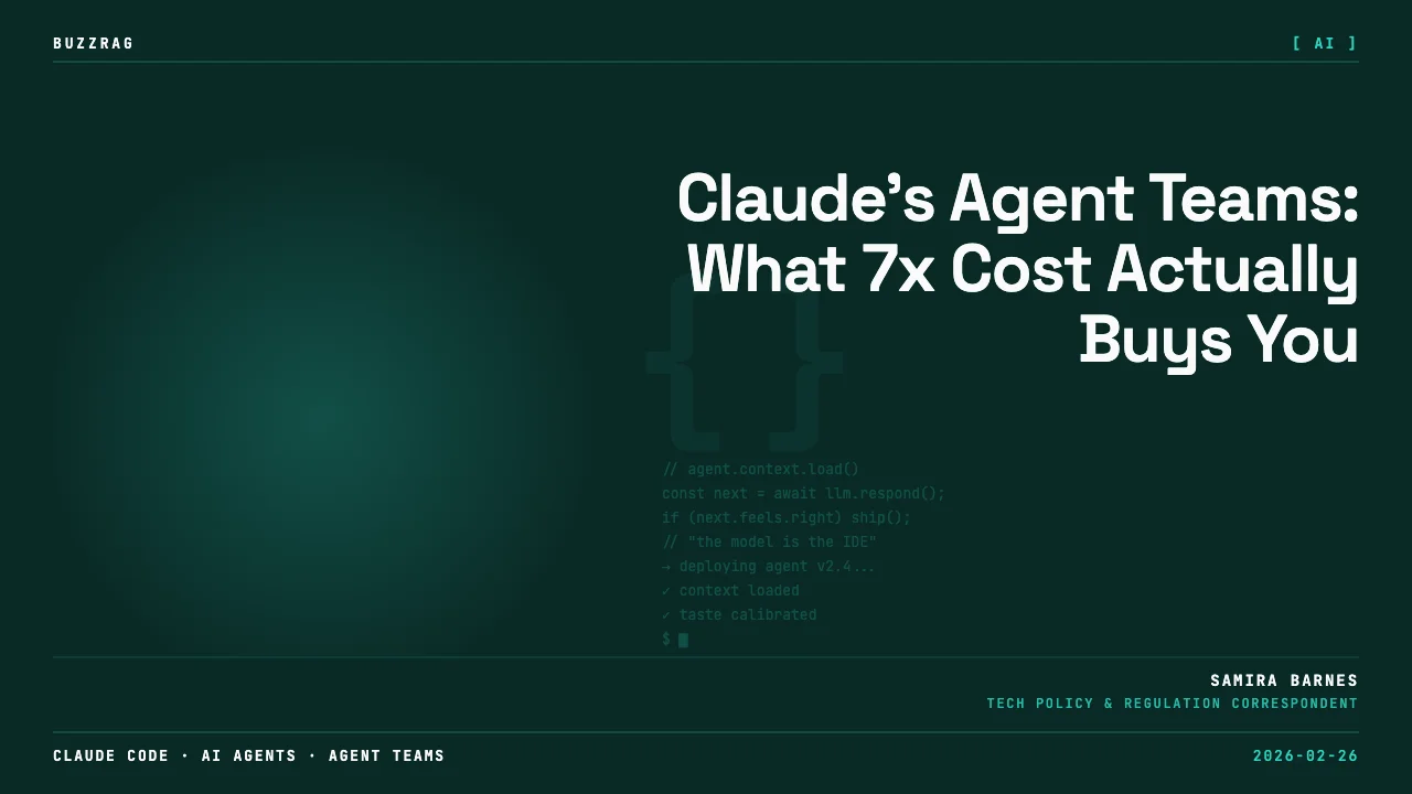 Pixel art showing three orange octopus-like creatures at desks with "7x Cost?" text, connected by arrows with a character…