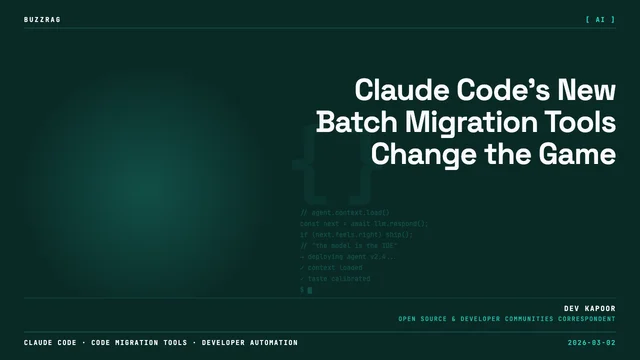 Code editor displaying Claude 3 interface with "Great Updates!" banner, showing new Anthropic features including /simplify…