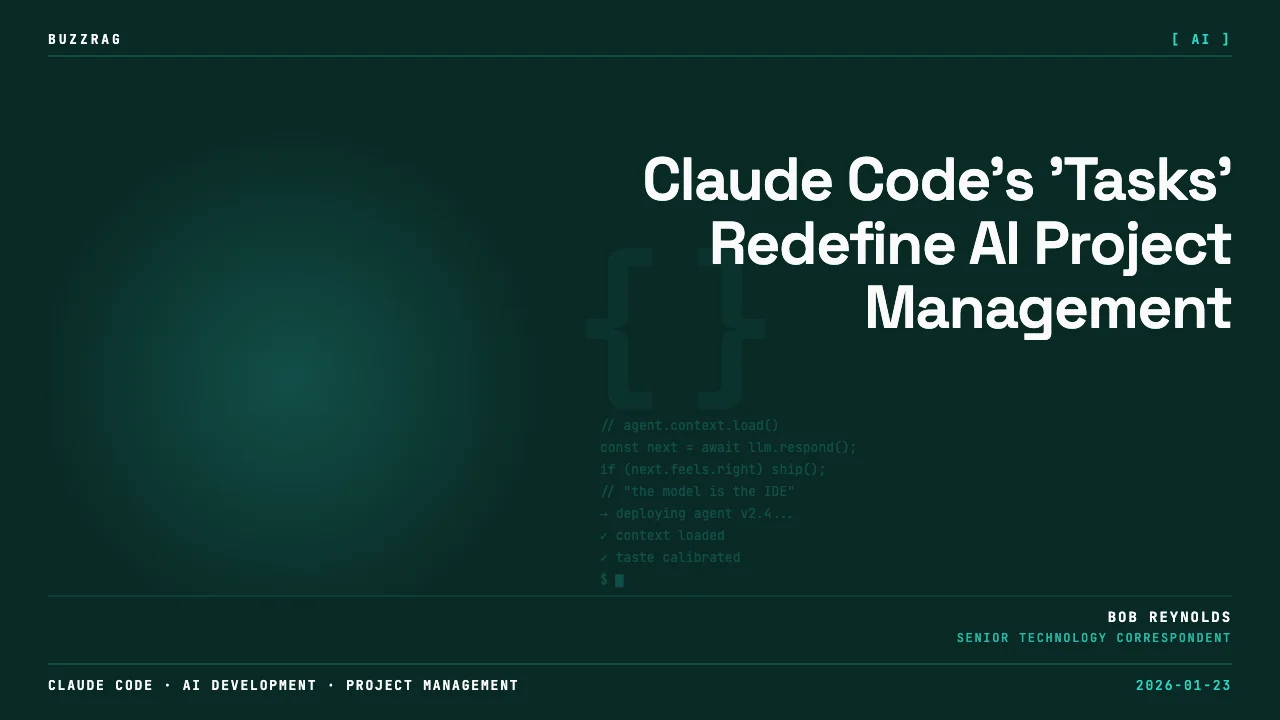 Claude AI coding interface displaying a React movie tracker app with task completion status and code editor visible in…