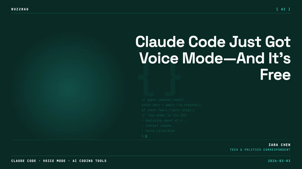 Split-screen showing Claude Code interface with CSS code on left, Claude chatbot window on right, with large text overlay…