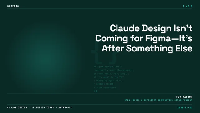 A retro-style robot gestures toward design layouts and computer screens in an orange and teal vintage aesthetic workspace.