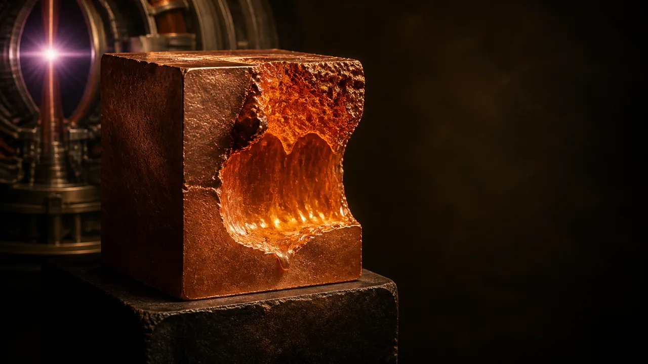 Copper's Melting Behavior Could Shape Fusion Power