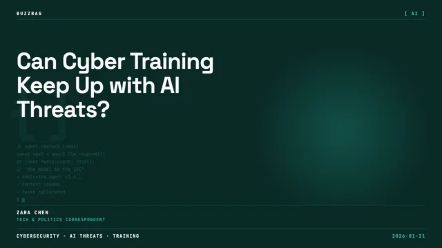Four professionals appear on-screen for a Think Podcast episode on Security Intelligence discussing cybersecurity training…