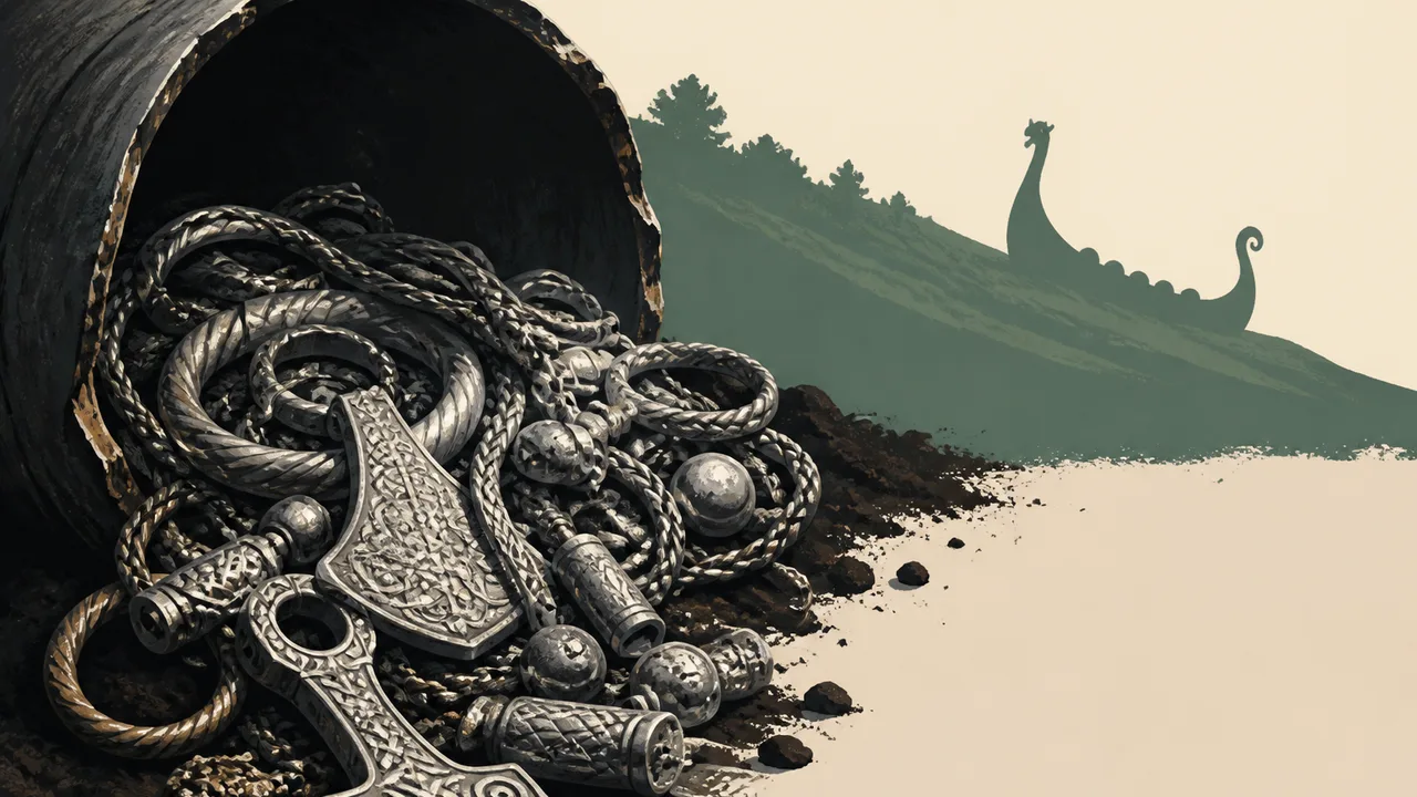 Denmark's Largest Viking Silver Hoard Found in a Garden