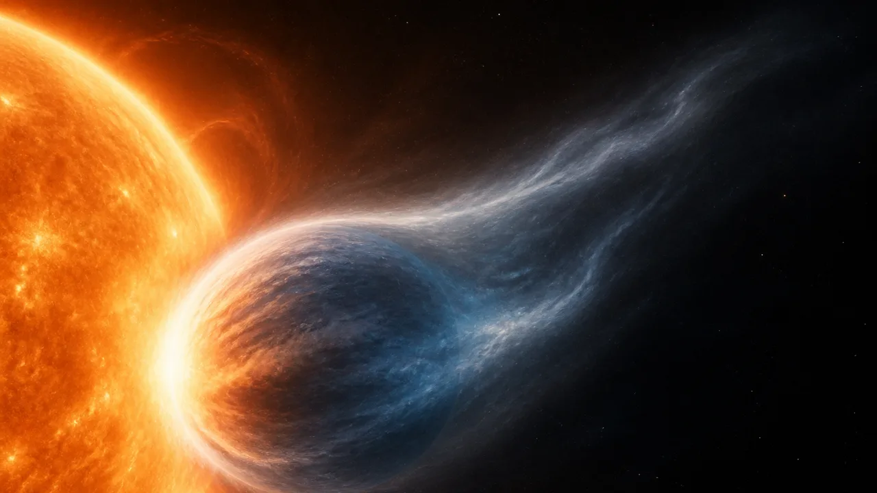 A Doomed Water World Is Falling Into Its Star