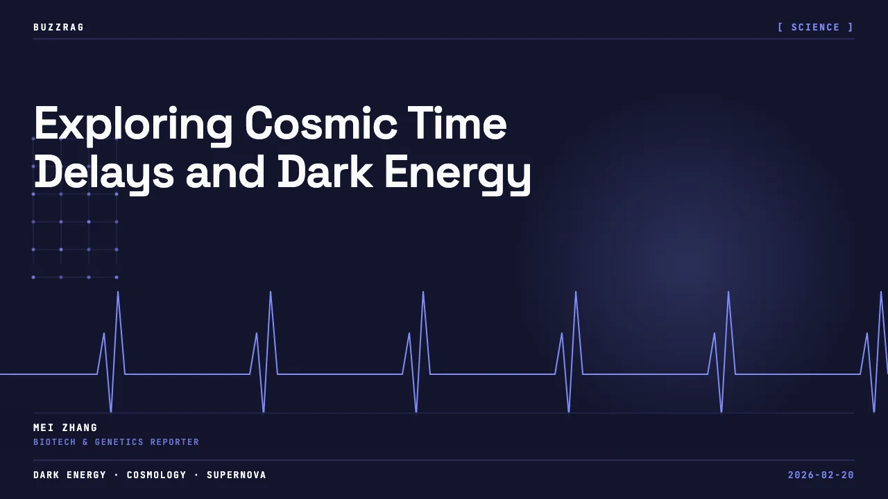 Diagram showing light from distant quasars bending through a foreground galaxy toward the Hubble Space Telescope,…