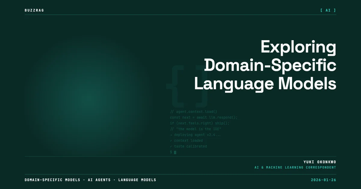 Exploring Domain-Specific Language Models | BuzzRAG