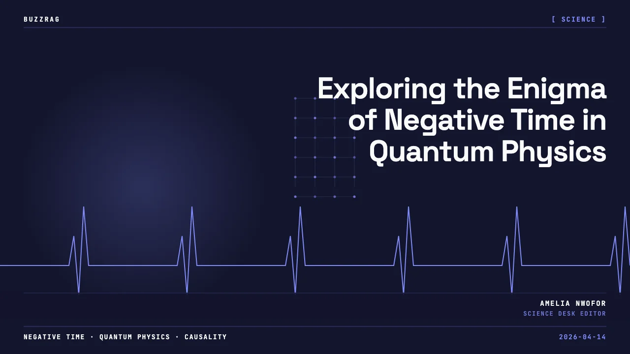 Exploring the Enigma of Negative Time in Quantum Physics