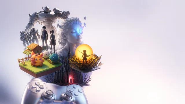 Multiple animated characters stand dramatically amid glowing light and debris with "GENRE BREAKERS" text overlaid in bold…