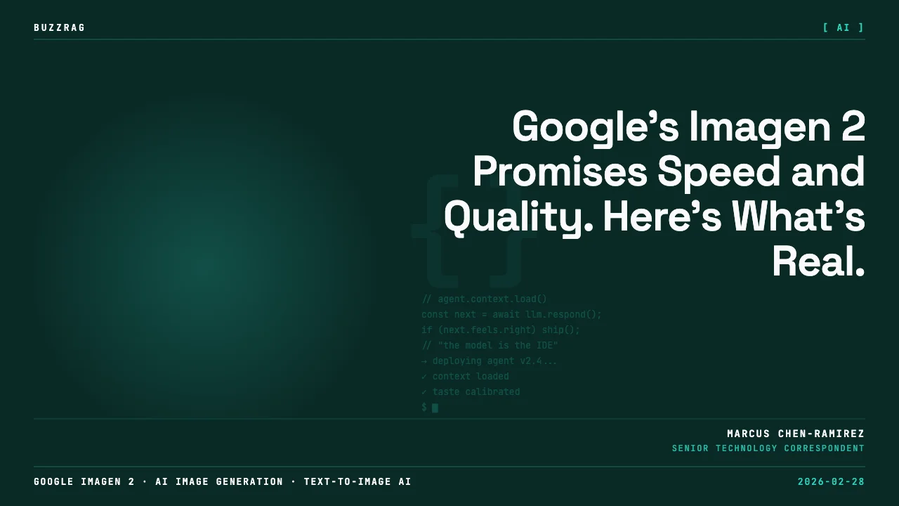 Google DeepMind Nano Banana 2.0 logo with bright yellow banana on dark geometric background and gold particle effects