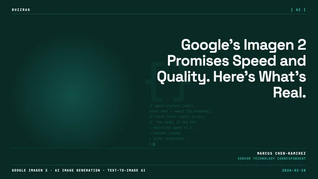 Google DeepMind Nano Banana 2.0 logo with bright yellow banana on dark geometric background and gold particle effects