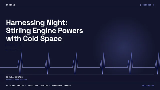 A futuristic metallic engine glows amid flames against a starry space background, with a yellow arrow and text highlighting…