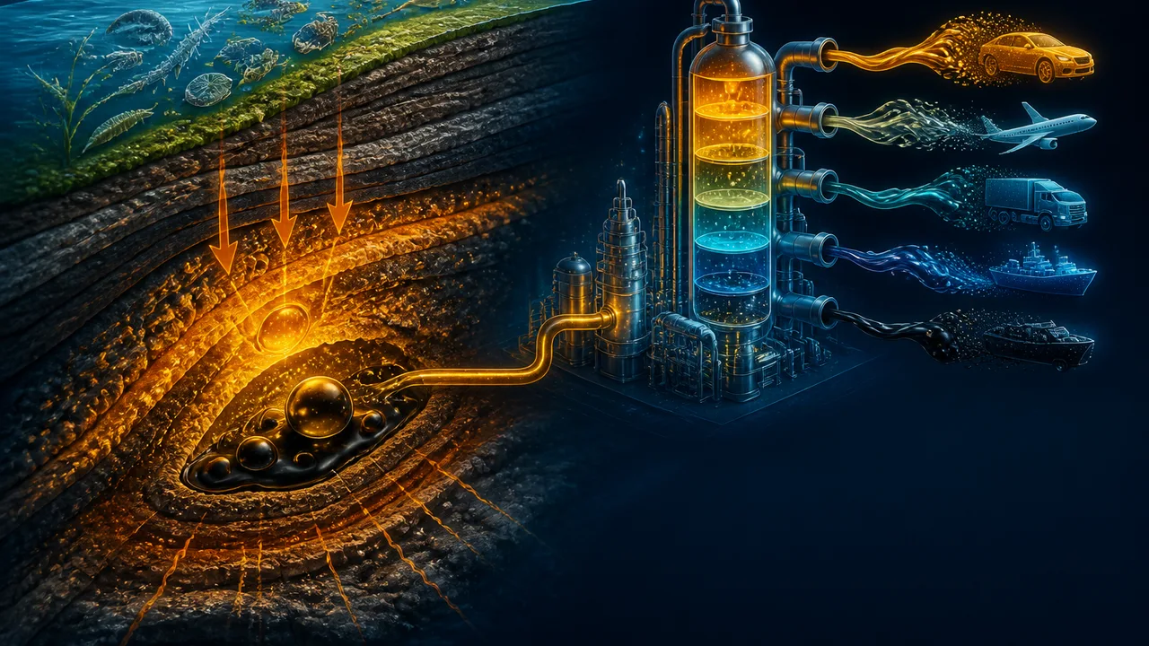 How Temperature Shapes Petroleum from Rock to Refinery