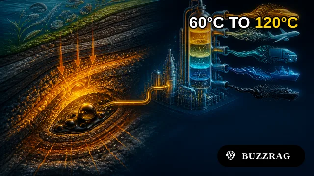How Temperature Shapes Petroleum from Rock to Refinery