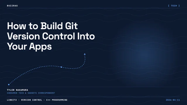 Dark blue presentation slide with cyan geometric lines displaying the title and speaker name Richard Thomson from Utah C++…