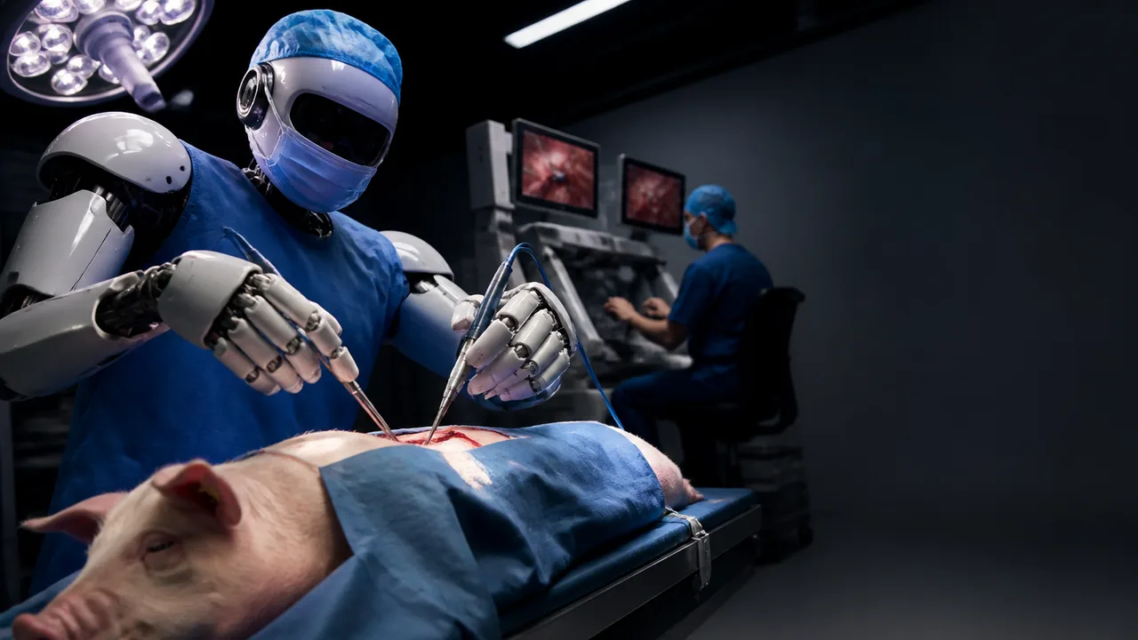 Surgeons Used Humanoid Robots to Operate on Pigs