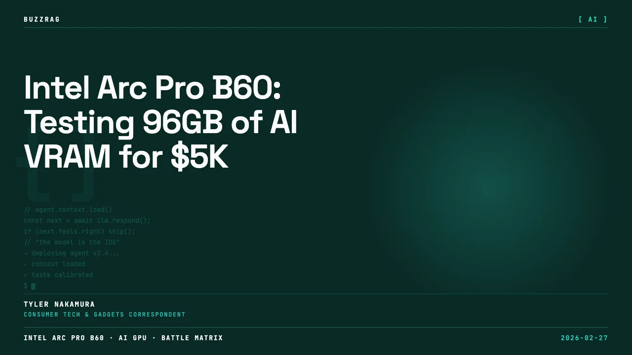 Two men react dramatically next to an open PC case with multiple storage drives, with "BATTLE MATRIX" text overlay and…