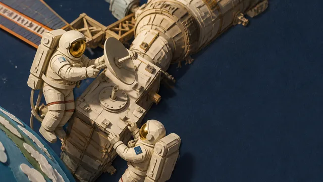 ISS Antenna Spacewalk Reveals a Station Past Its Prime