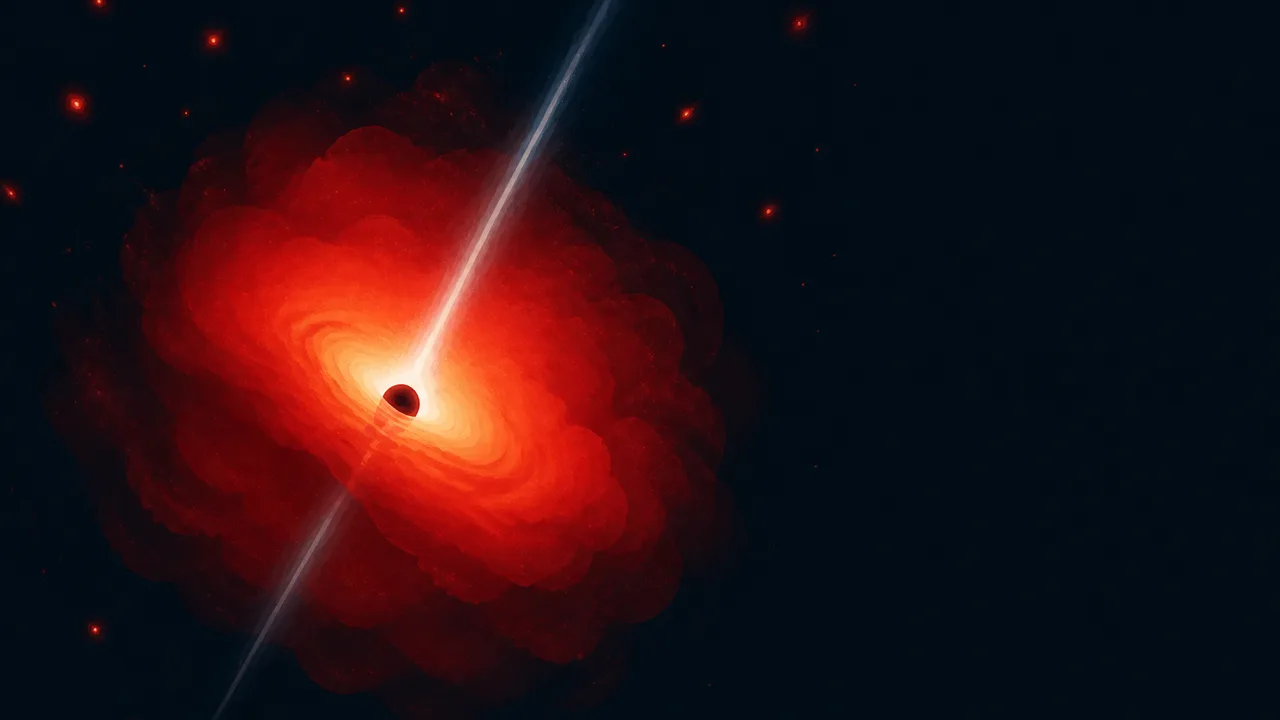 Woman presenter next to starfield with zoomed infrared image of bright red object labeled GLIMPSE-17775, with "Night Sky…