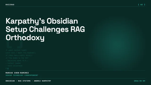 Man in checkered shirt pointing at logos for Claude Code and Obsidian on orange background with "RAG" text overlay