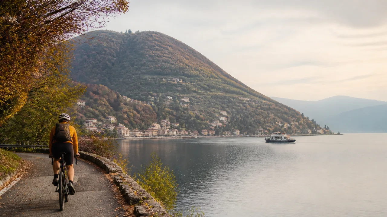 Lake Iseo in Autumn: Cycling and Walking Monte Isola