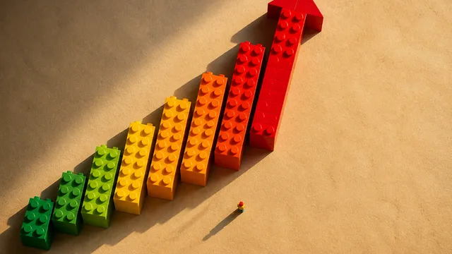 LEGO logo with yellow outline on green money background, flanked by gold hands overflowing with dollar bills