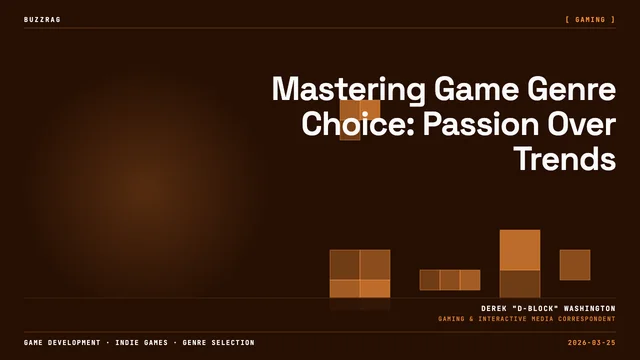 Stick figure holding a clipboard marked "FAIL" with an X, against dark background with text "STOP MAKING THE WRONG GAME
