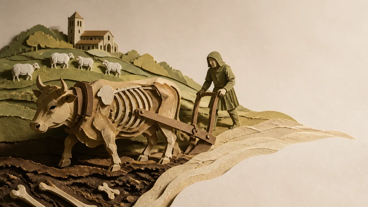 Medieval Cattle Kept Working Into Old Age, Bones Show