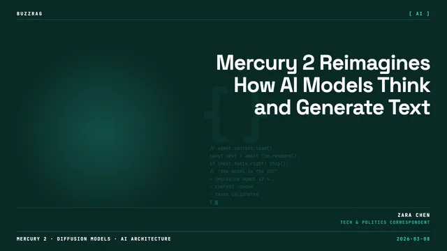 Retro pixelated computer monitor on dark grainy background with white text "Mercury 2 is insane" and red underline