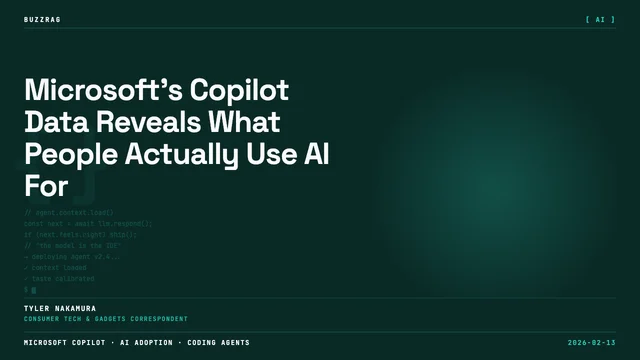 Think Podcast panel of four experts discussing how people use AI, with blue text overlay on left side