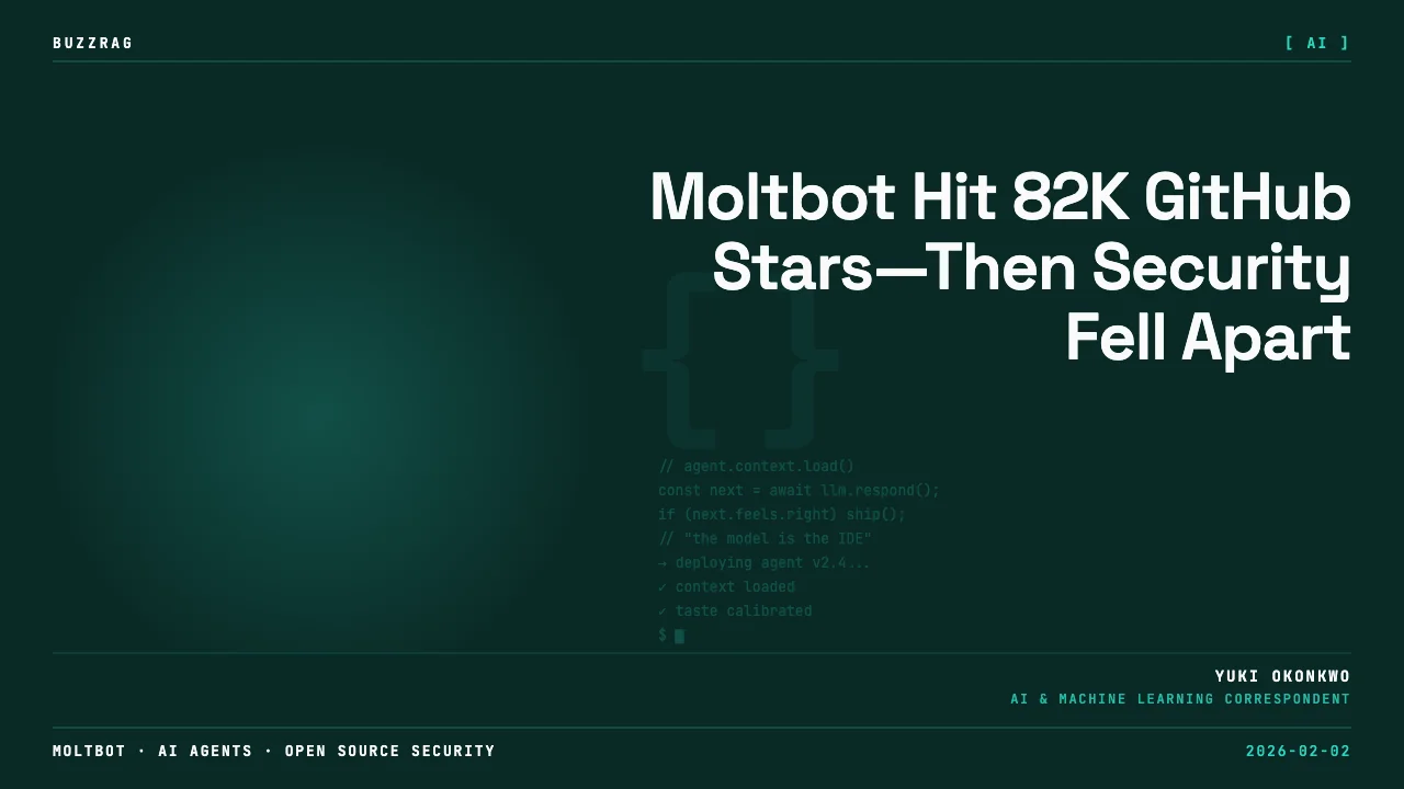 Bearded man with glasses and beanie gestures while speaking, with "DON'T RUN OPENCLAW (MOLTBOT) YET" text overlay and…