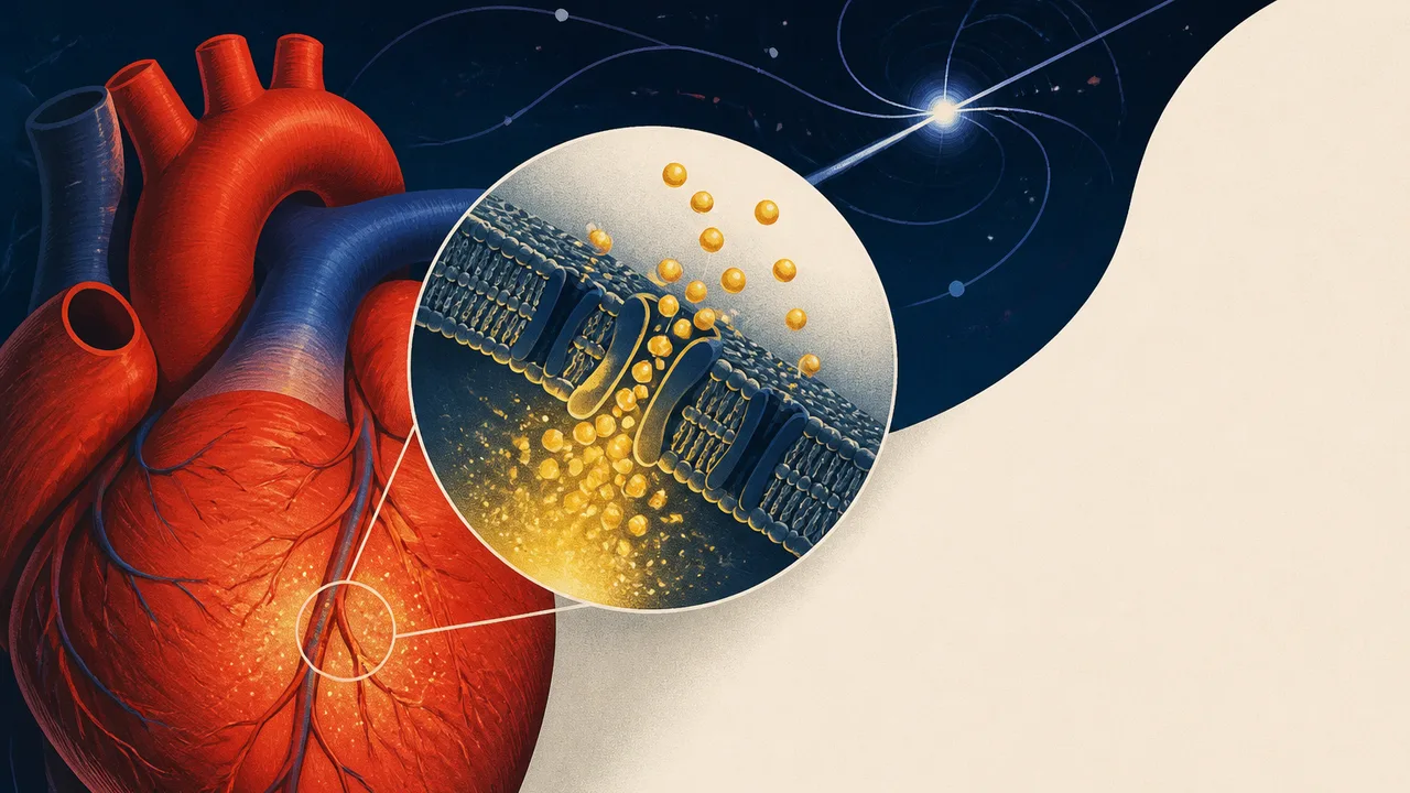 Colorful podcast artwork featuring "Ri" logo, scientific imagery with waveforms and molecular graphics, and "Science…