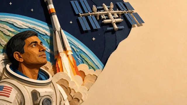 Anil Menon Reaches the ISS on His First Spaceflight