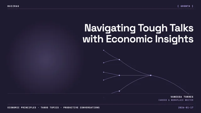 Woman speaking on TEDx stage with text overlay reading "Argue like an economist