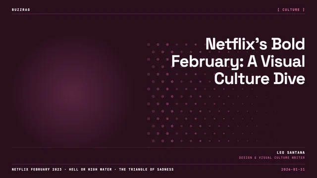 A heavily armed person in tactical gear stands in a jungle setting with "NETFLIX NEW RELEASES FEBRUARY 2026" text overlaid…