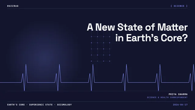 A cross-section of Earth's layers glowing from core to surface against a starry background, with PBS logo and "NEW STATE OF…