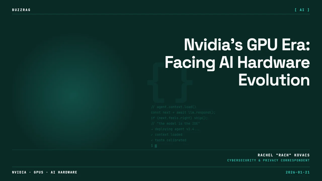 Man with shocked expression next to NVIDIA logo against flaming background